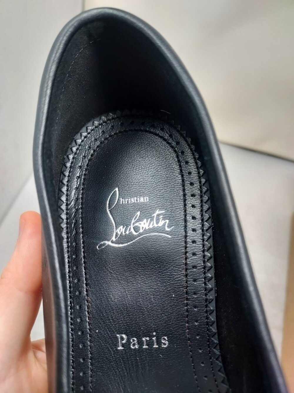 Christian Louboutin MENS Mocallista Black Loafer - Picture 14 of 14
